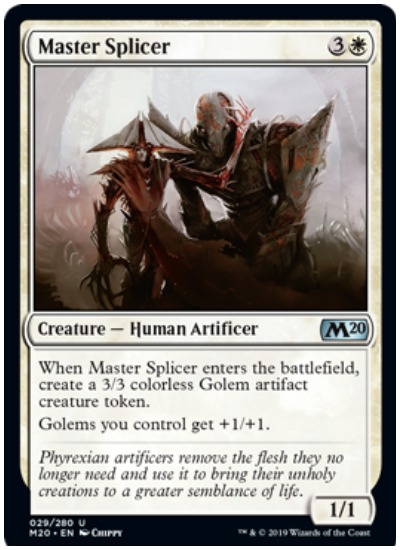 Master Splicer MTG Core Set 2020 White