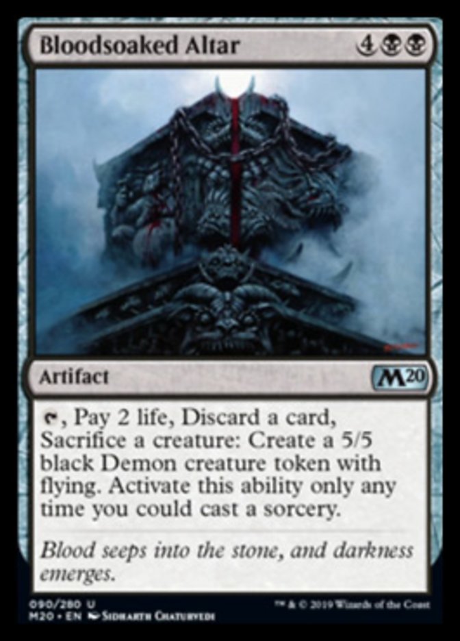 Bloodsoaked Altar Magic Core Set 2020