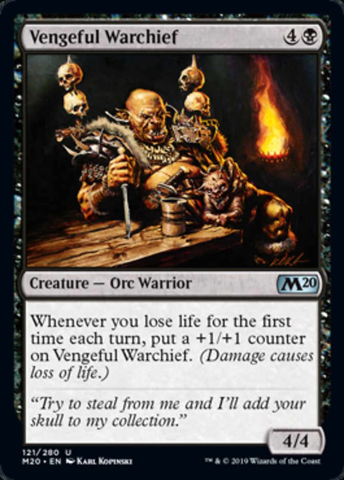 Vengeful Warchief Magic Core Set 2020