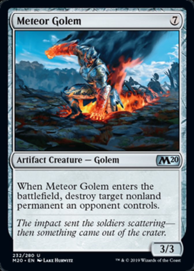 Meteor Golem Magic Core Set 2020
