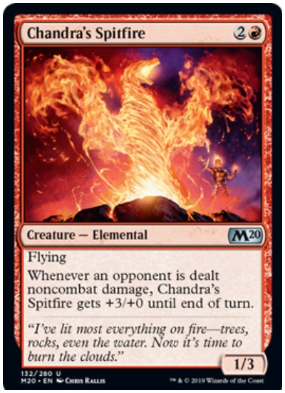 Chandra's Spitfire MTG Core Set 2020 Red