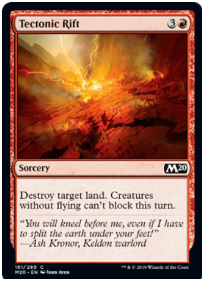 Tectonic Rift MTG Core Set 2020 Red