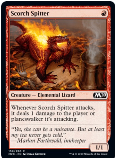 Scorch Spitter MTG Core Set 2020 Red