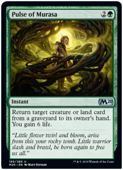 Pulse of Murasa MTG Core Set 2020 Green