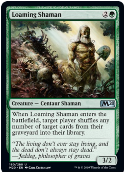 Loaming Shaman MTG Core Set 2020