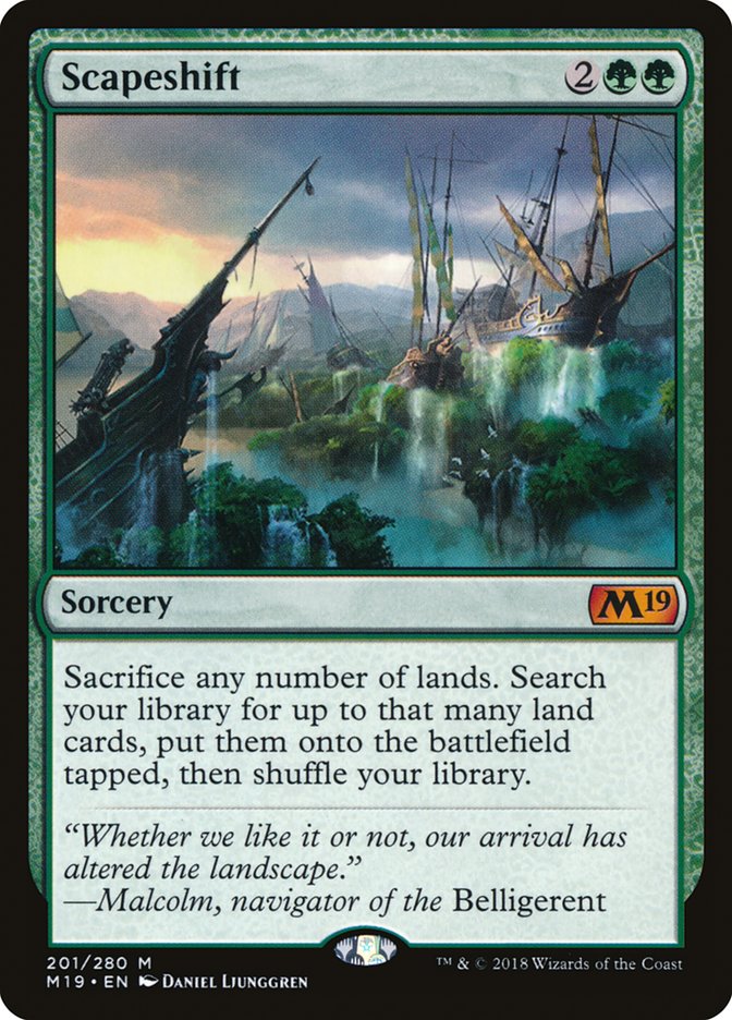 Scapeshift Magic Core Set 2019