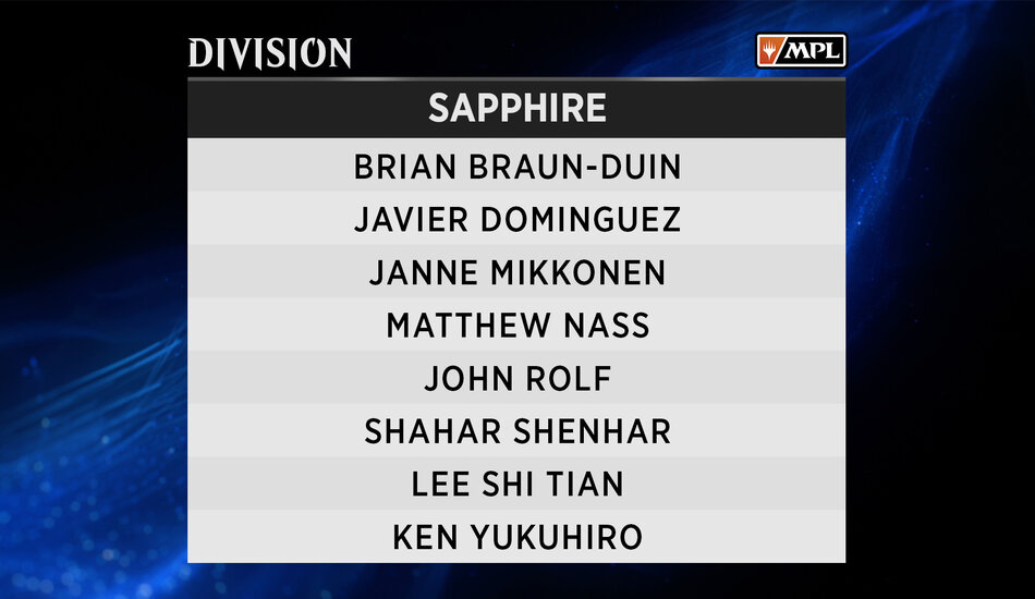 Sapphire Division MPL Weekly