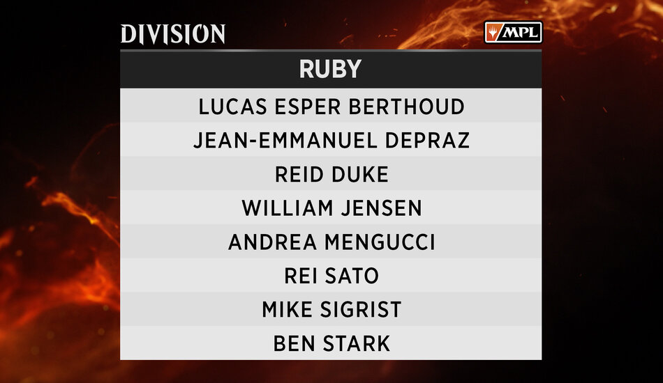Ruby Division MPL Weekly MTG