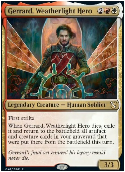 Gerrrard, Weatherlight Hero Commander 2019 MTG