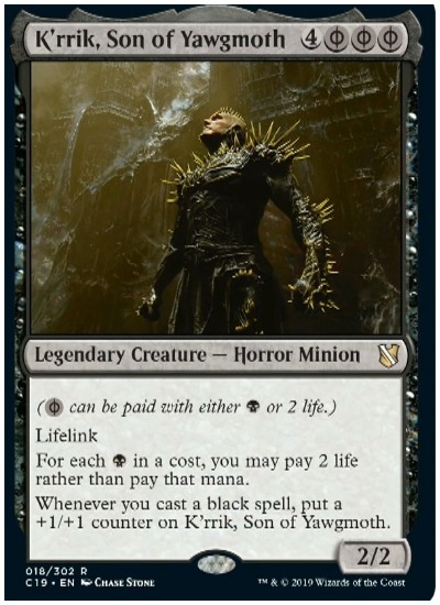 K'rrik Son of Yawgmoth Commander 2019 MTG