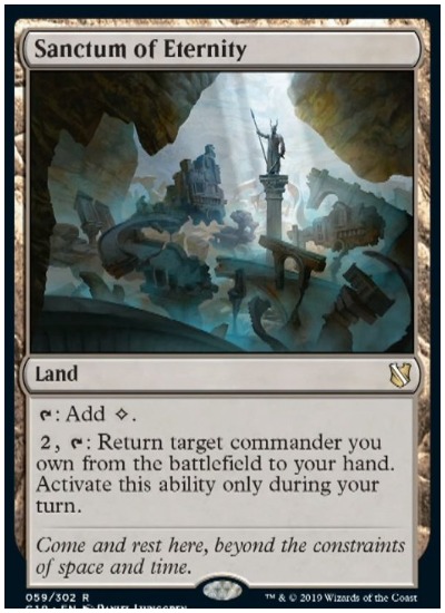 Sanctum of Eternity Commander 2019 MTG