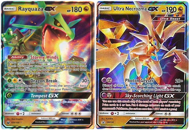 Pokémon Battle Arena Rayquaza-GX vs. Ultra Necrozma-GX