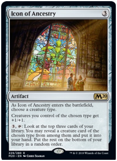 Icon of Ancestry M20 Magic The Gathering