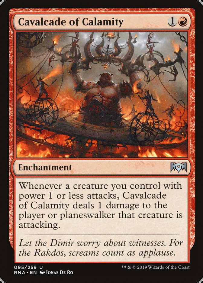 Cavalcade of Calamity Magic Ravnica Allegiance