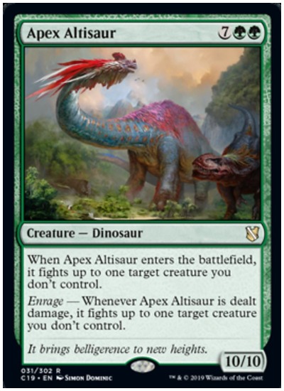 Apex Altisaur MTG Commander 2019