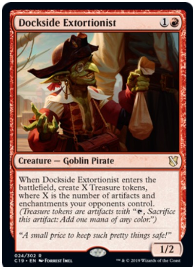 Dockside Extortionist Commander 2019 MTG