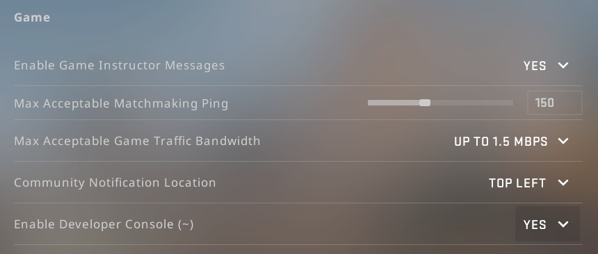 Max acceptable matchmaking ping ne fonctionne pas rencontres Buzz Irlande
