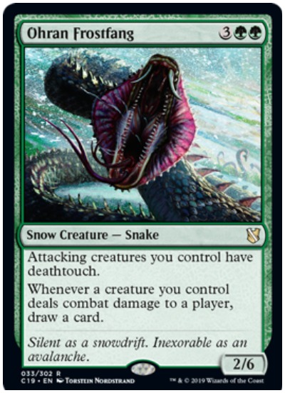 Ohran Frostfang Commander MTG