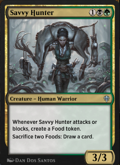 Savvy Hunter Arena Spoiler Magic Throne of Eldraine
