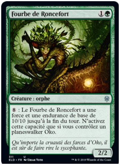 Ronceesfort Fawn French MTG Throne of Eldraine