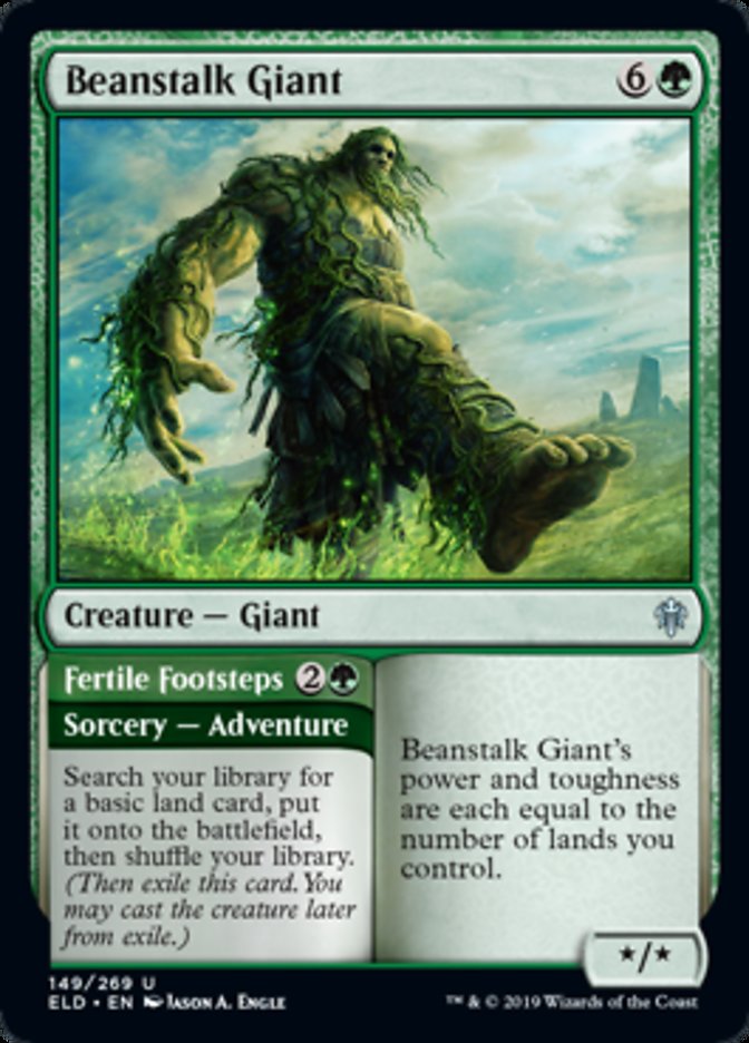 Beanstalk Giant Spoiler Magic Throne of Eldraine