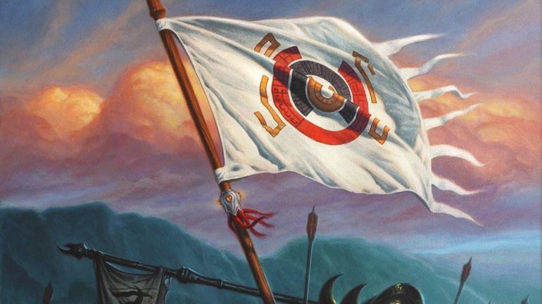 Mtg S Throne Of Eldraine Adds Flexible Artifact Heraldic Banner In