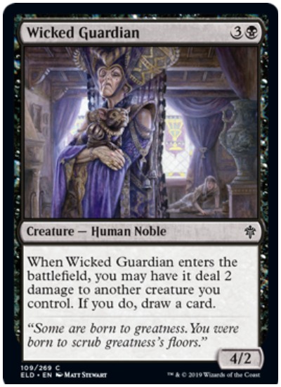Wicked Guardian MTG Throne of Eldraine