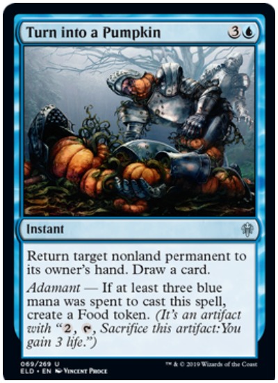 Turn into a Pumpkin MTG Throne of Eldraine