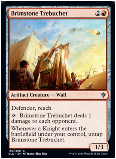 Brimstone Trebuchet MTG Throne of Eldraine