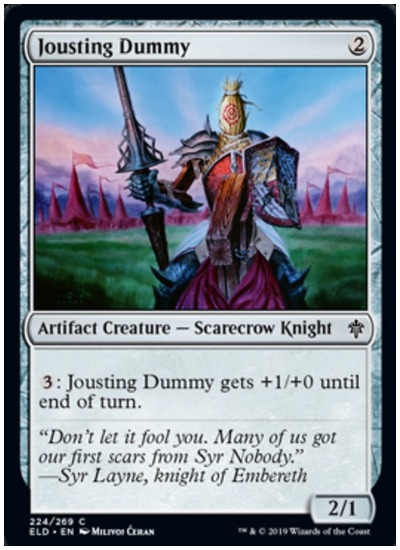 Jousting Dummy MTG Throne of Eldraine