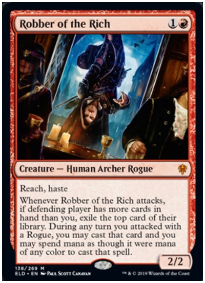 Robber of the Rich MTG Throne of Eldraine