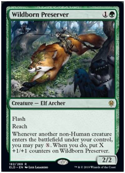 Wildborn Preserver MTG Throne of Eldraine