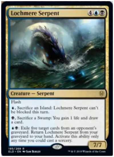 Lochmere Serpent MTG Throne of Eldraine