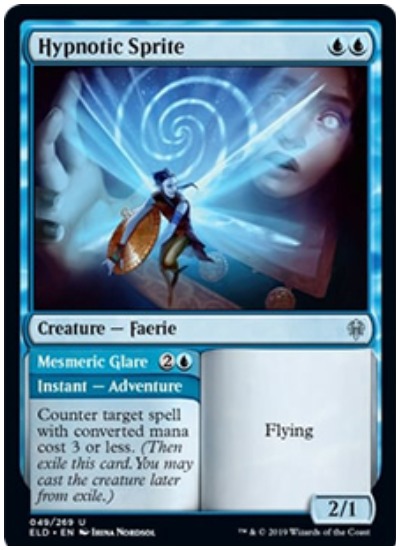 Hypnotic Sprite MTG Throne of Eldraine