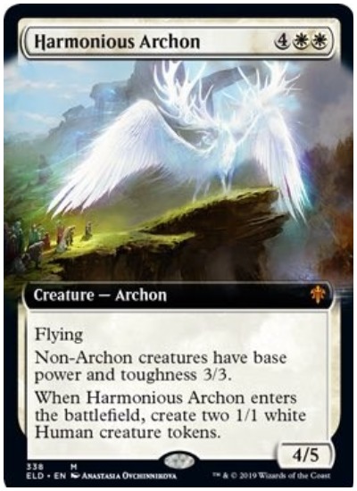 Harmonious Archon MTG Throne of Eldraine