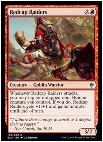 Redcap Raiders ELD