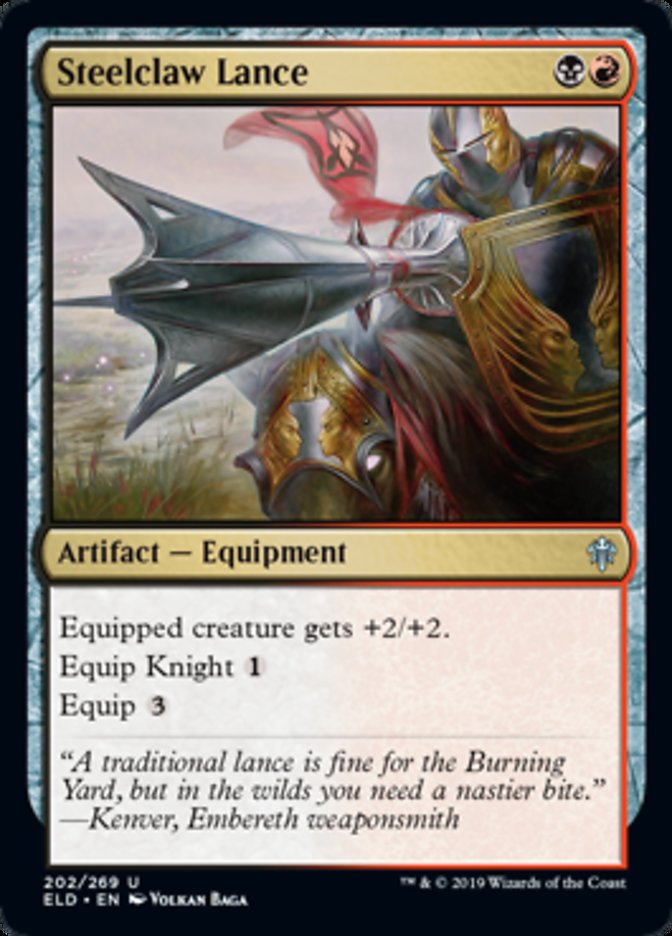 Steelclaw Lance Spoiler Magic Throne of Eldraine
