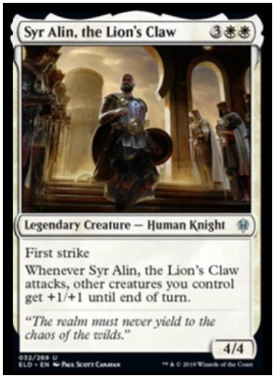 Syr Alin, the Lion's Claw ELD