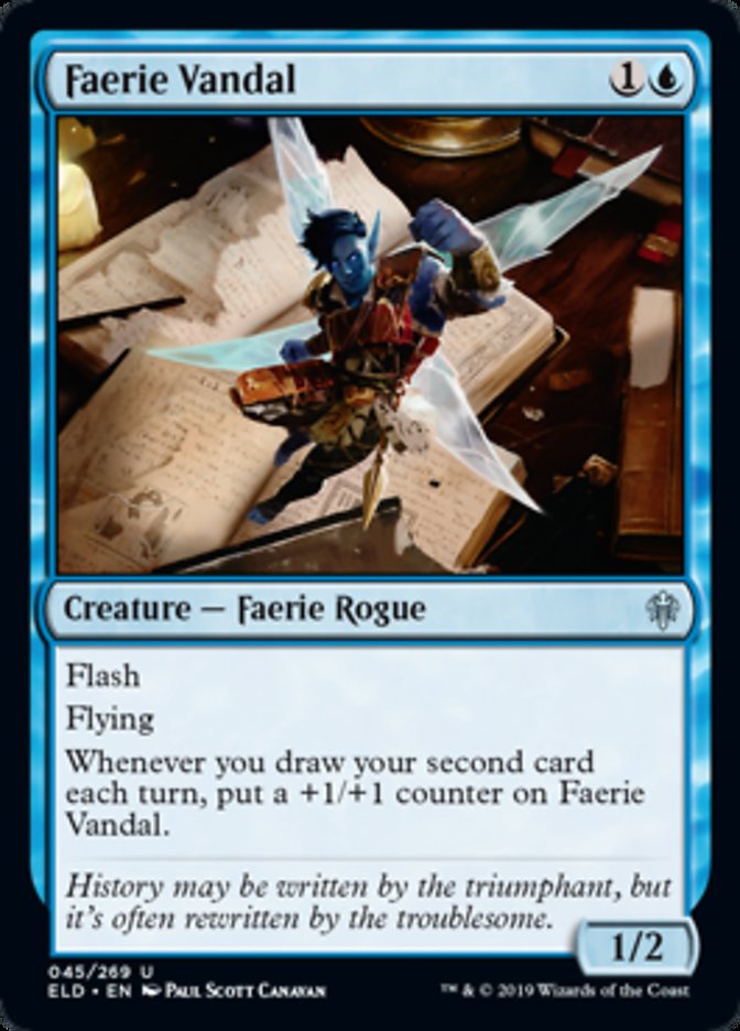 Faerie Vandal Magic Throne of Eldraine