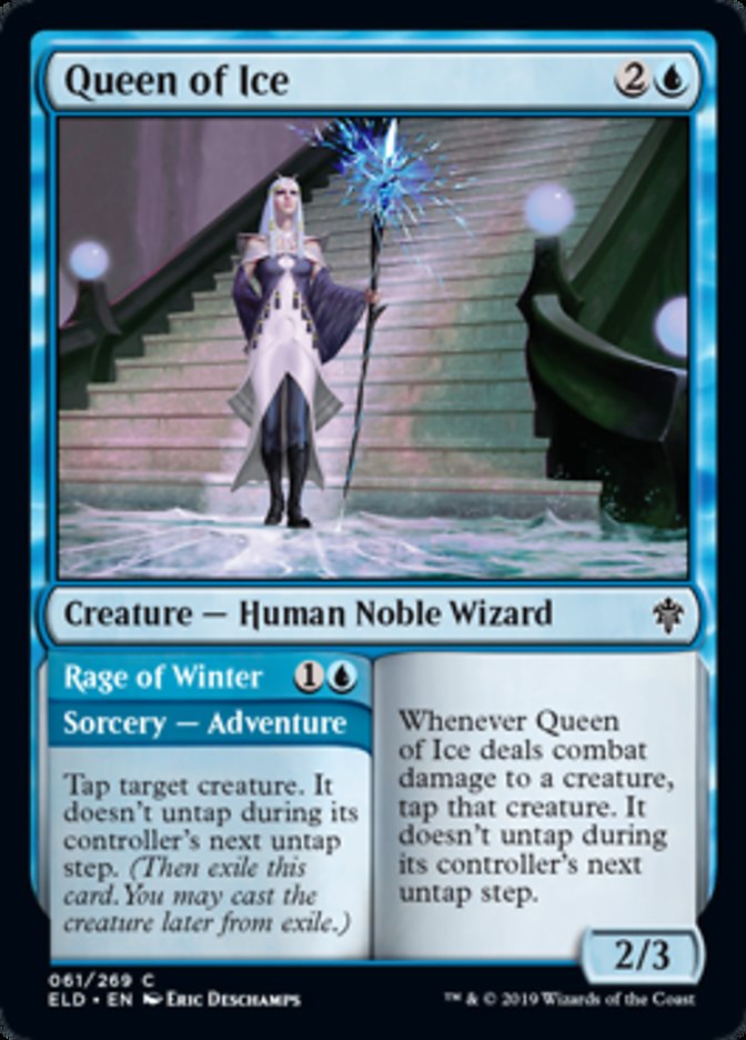 Queen of Ice Magic Throne of Eldraine