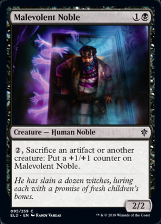 Malevolent Noble Magic Throne of Eldraine