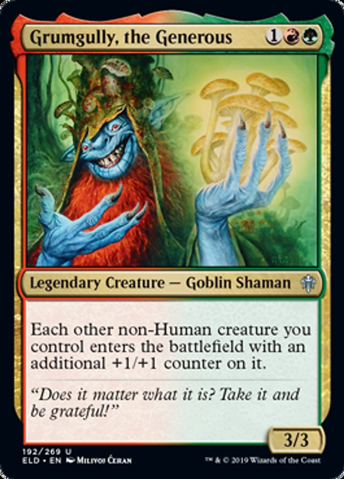 Grumgully the Generous Magic Throne of Eldraine