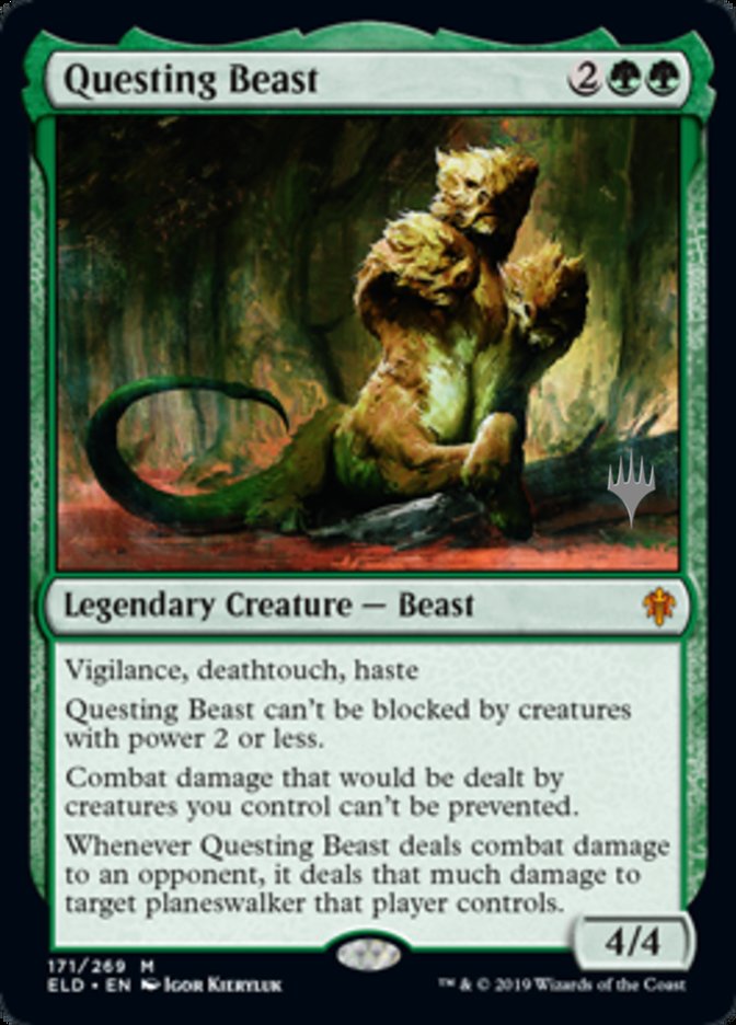 Questing Beast Magic Throne of Eldraine