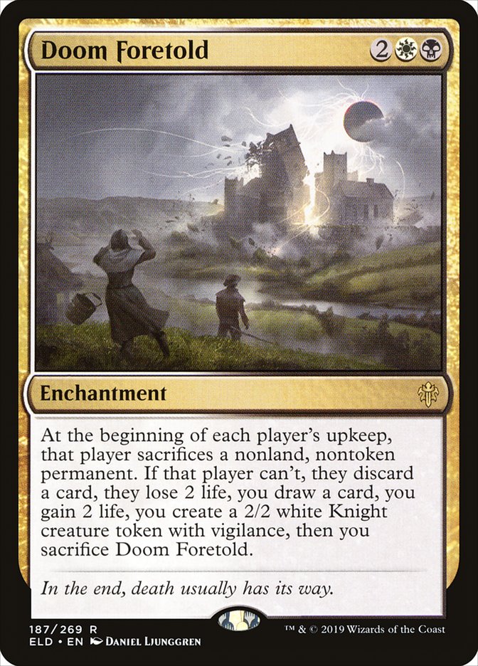 Doom Foretold Magic Throne of Eldraine