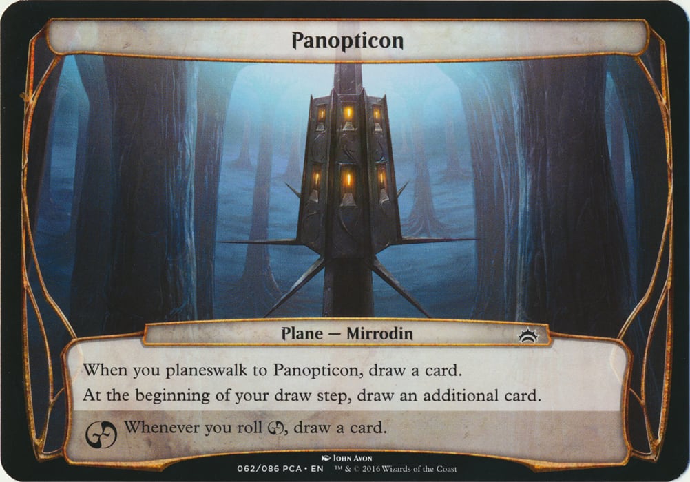 Panopticon Plane Card MTG