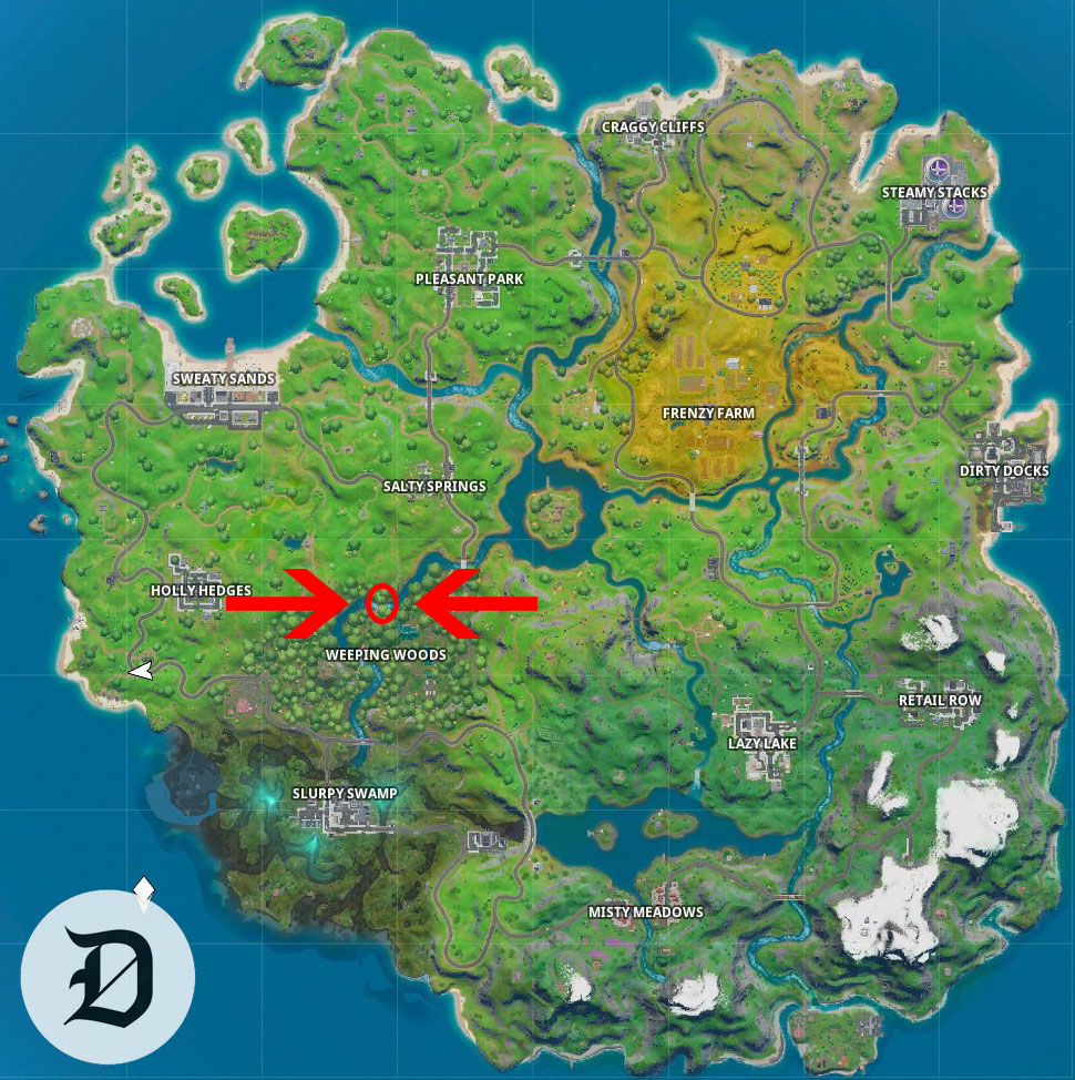 Where to find the second 'T' in Fortnite Chapter 2, season ... - 970 x 974 jpeg 337kB