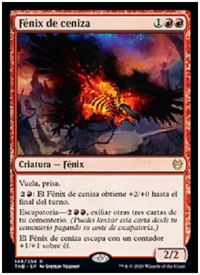 Phoenix of Ash THB Magic The Gathering