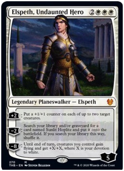 Elspeth, Undaunted Hero THB Planeswalker Deck MTG