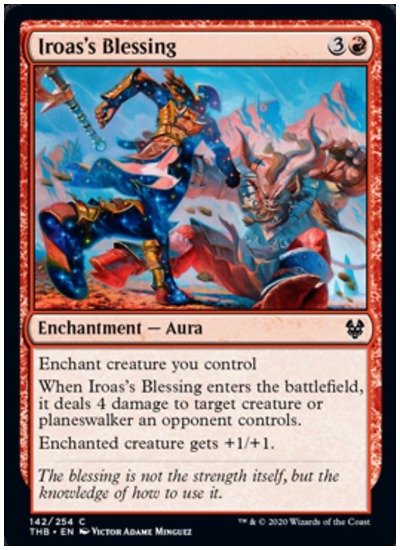 Iroas's Blessing THB MTG