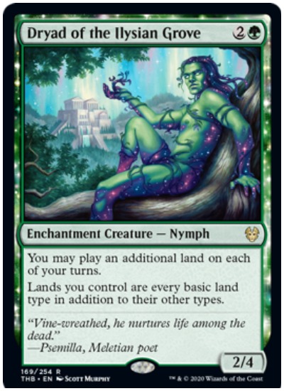 Dryad of the Ilysian Grove THB MTG